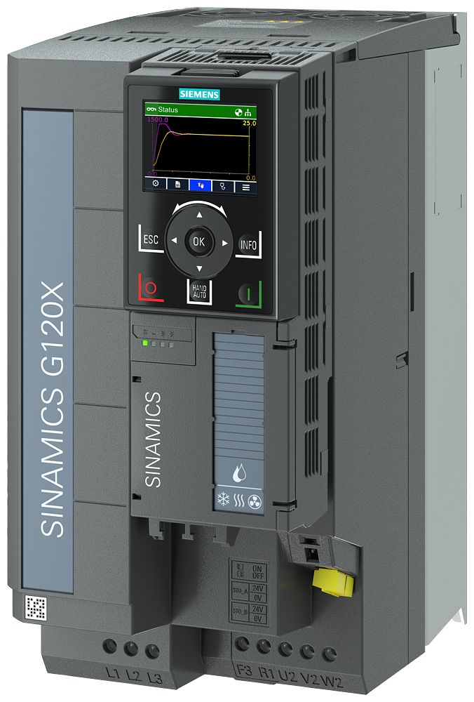 Frequenzumrichter 380-480V E3ph A3ph 5%F 550Hz 50/60Hz IP20 10%V