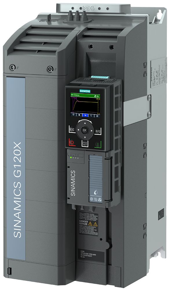 Frequenzumrichter 380-480V E3ph A3ph 5%F 550Hz 50/60Hz IP20 10%V