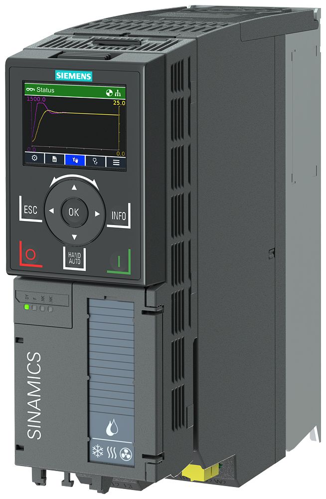 Frequenzumrichter 380-480V E3ph A3ph 5%F 550Hz 50/60Hz IP20 10%V