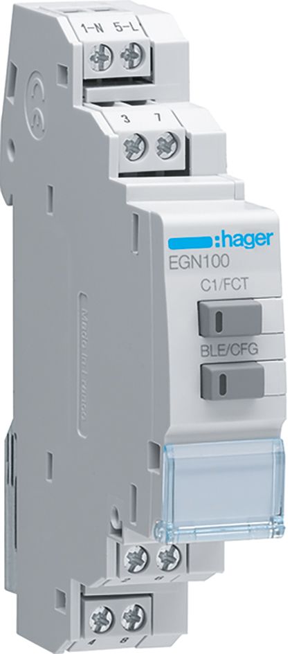 Schaltuhr digi 230VAC 1kan 87600h 1TE BT REG Bluetooth 24 h Programm