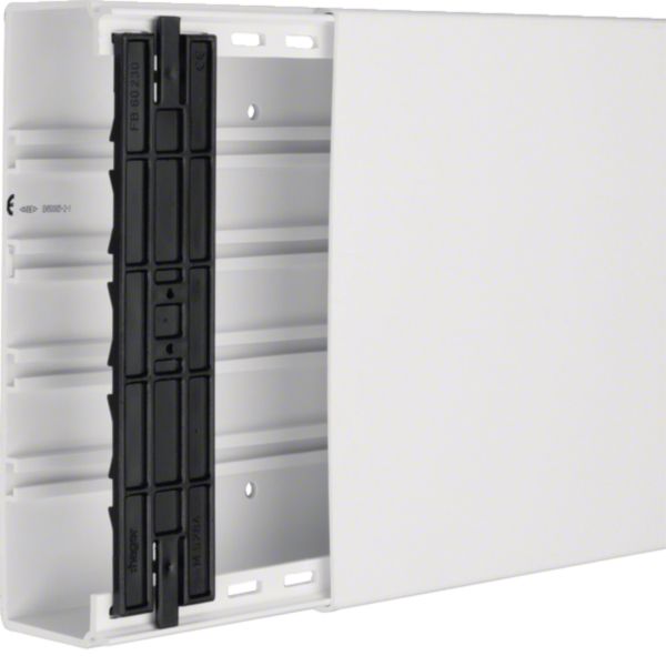 Leitungsführungskanal Kst 61x230x2000mm ver-ws LF-K unbeh 11150qmm RAL9016