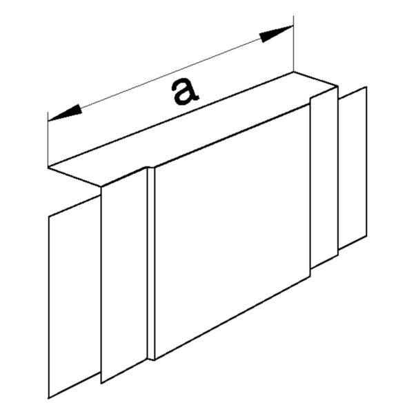 T-Stück LF-K 25x25mm HFT Kst ver-ws RAL9016 unbeh