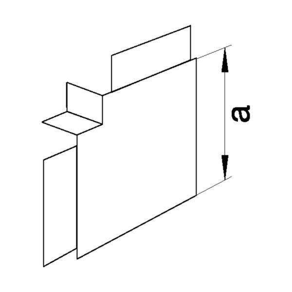 Flachwinkel LF-K HFT 33x20mm Kst unbeh ver-ws RAL9016 hfr
