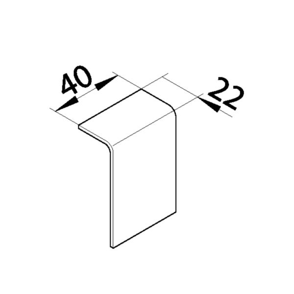 Kupplung SL-K 55x20mm Kst rws RAL9016 hfr
