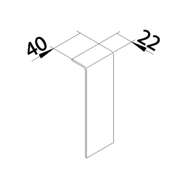 Kupplung SL-K 80x20mm Kst ver-ws RAL9016 hfr
