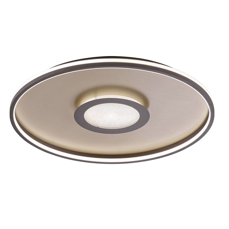 LED-Deckenanbauleuchte Bug 27W 3000K 3200lm rost Konv IP20 Ø440x70mm