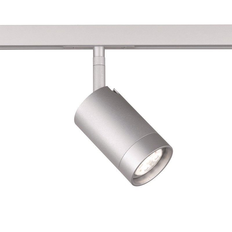 Schienenstrahler 10W M6 Licht / Alu IP20 HV-Track6 GU10 si mt 1ph