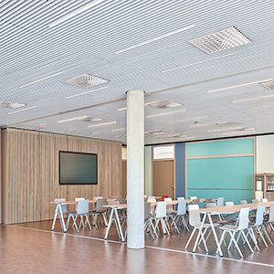 LED-Pendelleuchte 64W 4000K 8565lm si Konv 1LED LED nicht austauschbar sym