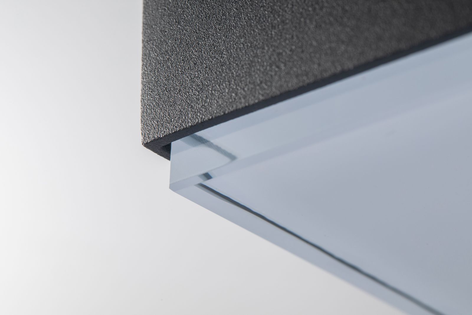 LED-Wandanbauleuchte 12W 3000K 296lm anth Konv IP54 120x120x132mm