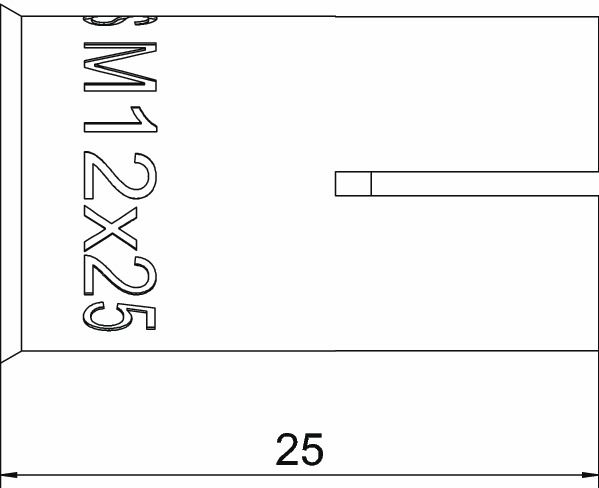 Einschlaganker M12x25mm g/vz ST Ø15mm 25mm 2,1kN Mit Zulassung