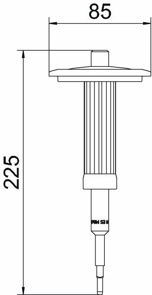 Zykoneinschlagdorn M6