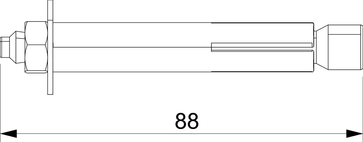 Steckdübel Ø12mm gr