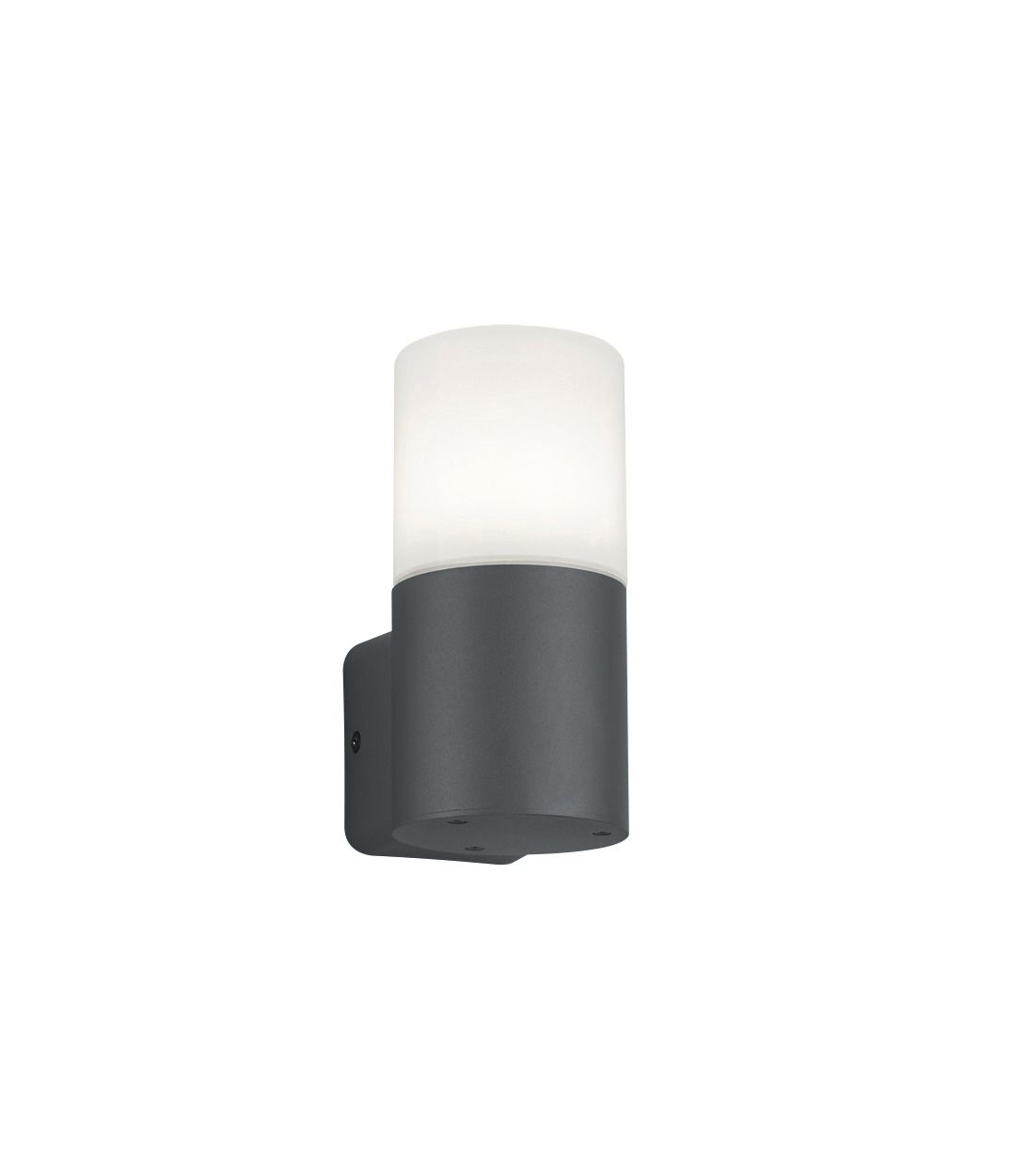 Wandanbauleuchte HOOSIC 28W HV anth IP44 E27 Ø85x175mm