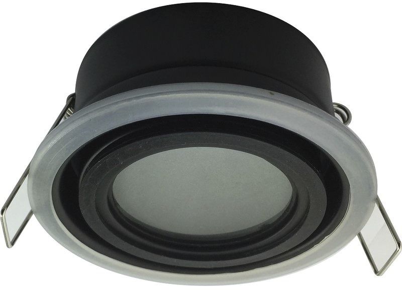 Einbaufassung sw MULTIip65 GU10 Alu Steckbef