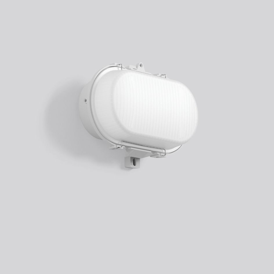 LED-Ovalanbauleuchte 8,5W 4000K 740lm gr Konv IP44 171x123x70mm