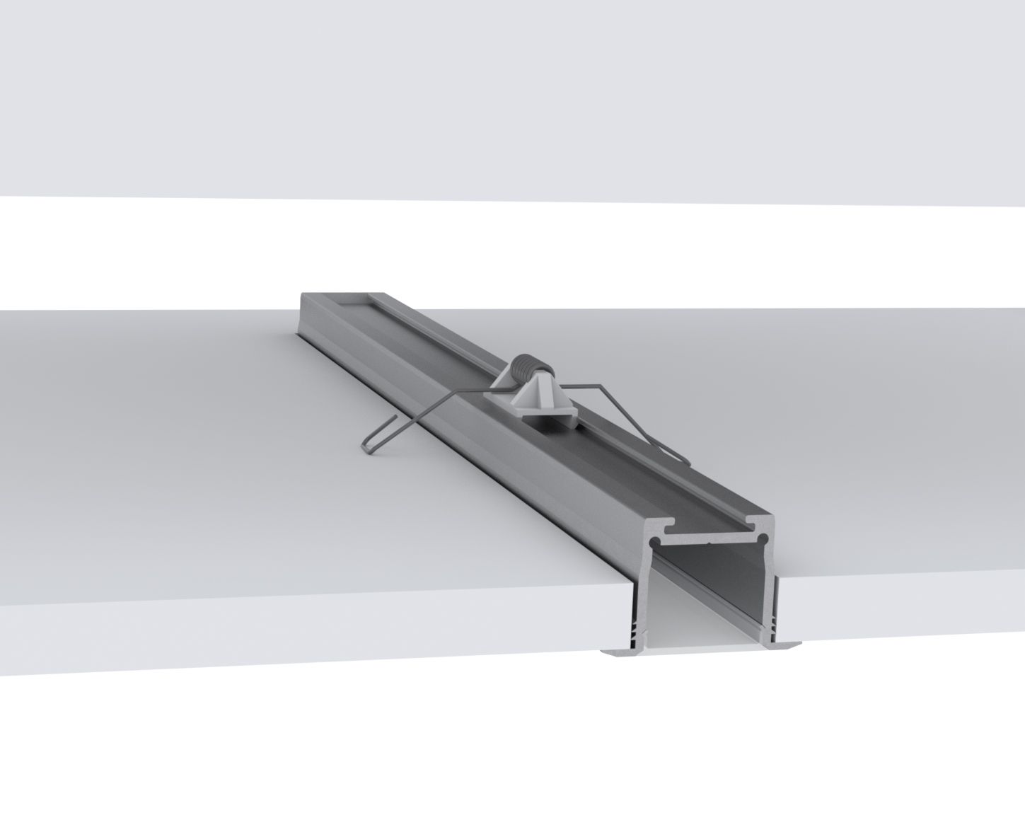 Einbauprofil alu Alu 1000x40x25,9mm
