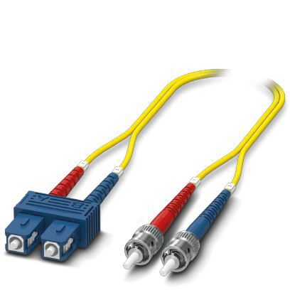 LWL-Patch-Kabel ST-Duplex/SC-Duplex SM OS2 0,5m ge