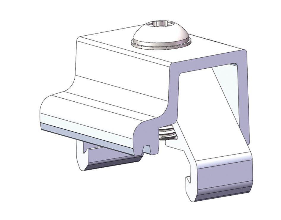 PV-Kreuzverbinder solo-basic Alu 24-32mm 30x40x30mm