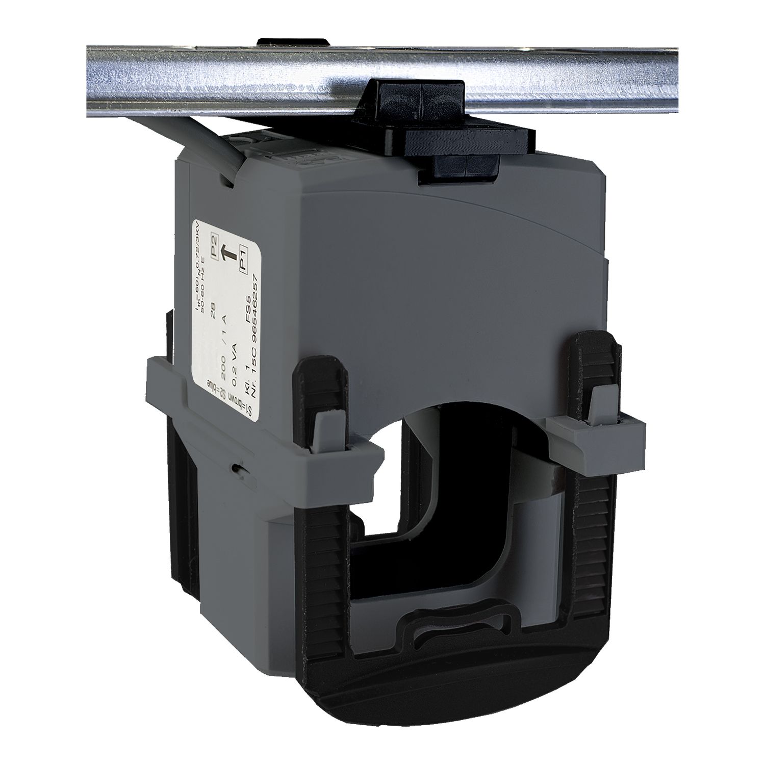 Kabelumbaustromwandler Kl=0,5 250A/5A 1VA Schnappbef Steckanschl
