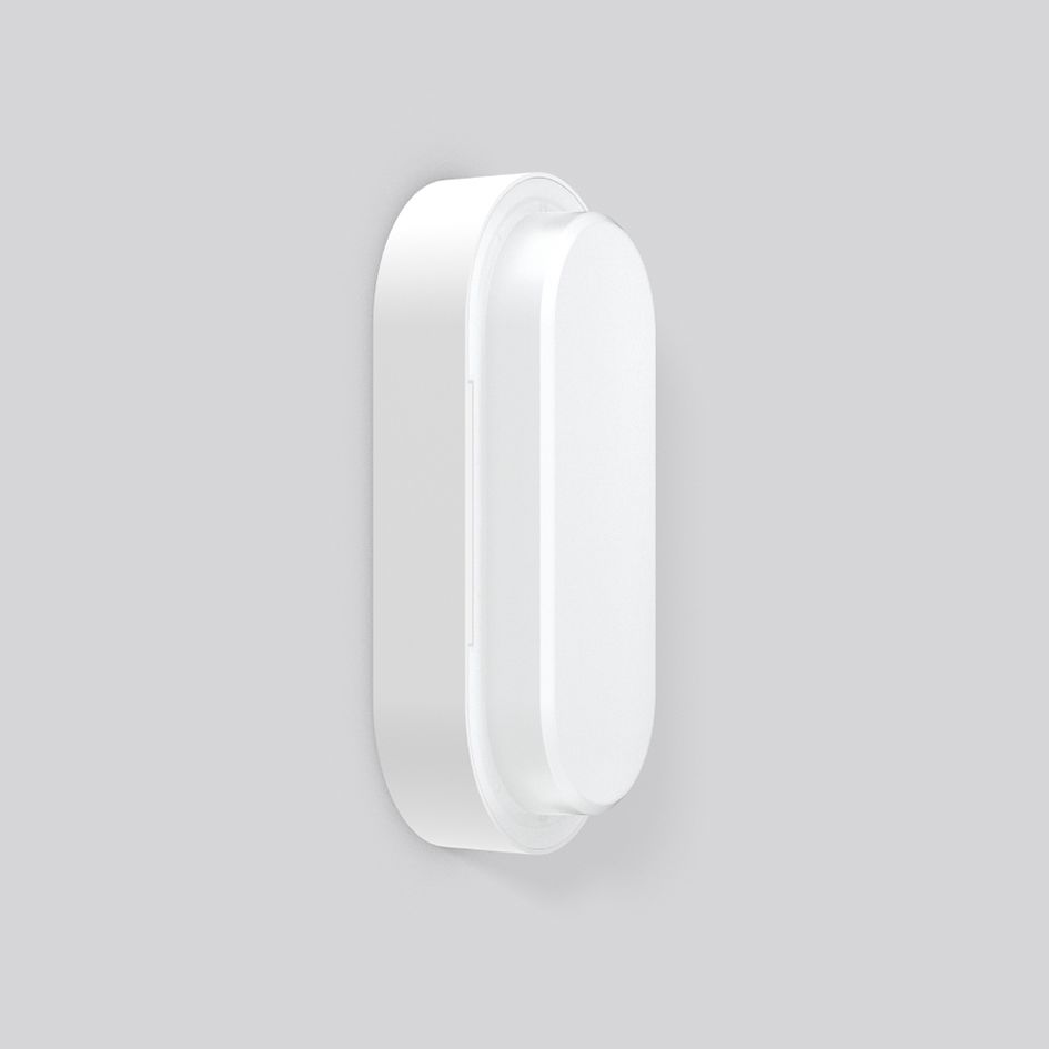 LED-Ovalanbauleuchte HB710 9,5W 4000K ws 1100lm EVG IP54 207x97x56mm