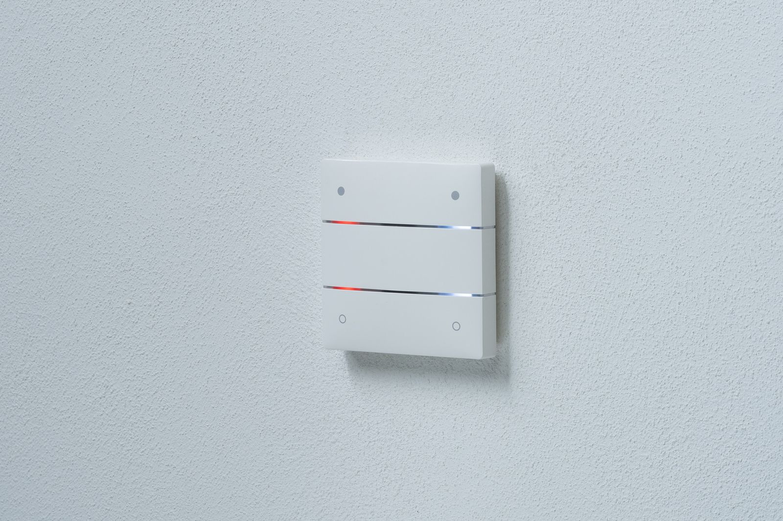 Tastsensor KNX AP ws mt 2f 4pkt Mit Busankopplung m.LED-Anz