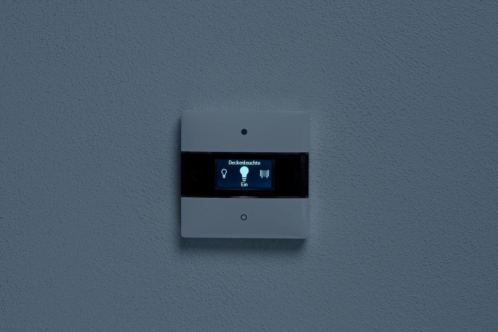 Bedienelement KNX AP Kst ws AP m.Display 4Bet Manuelle Sollwertverstellung