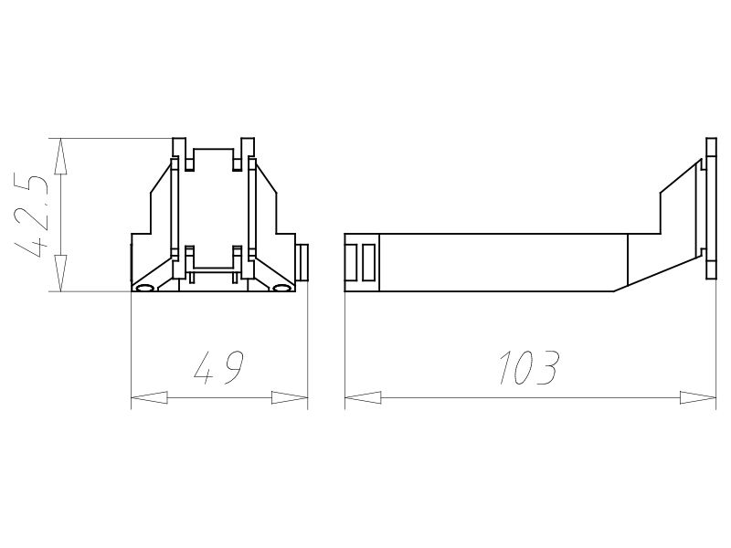 Systemflügelset UP-Dose gr
