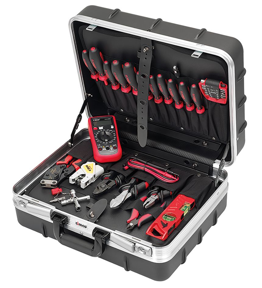 Werkzeugset 20tlg 3Zangen 4Torx 2xPZ 3xKabSchneid 3xSchlitz 1xSteckeinsatz