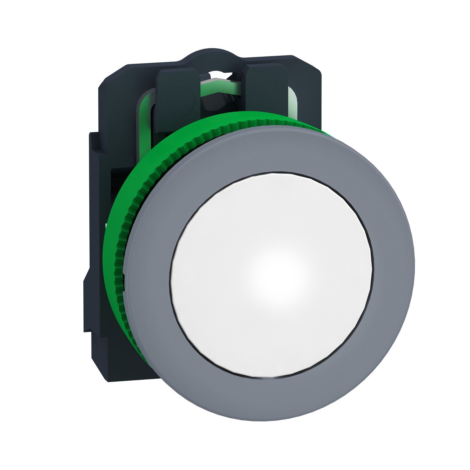 Leuchtmelder komplett 1f LED UC rnd fl Ø30,5mm ws IP66