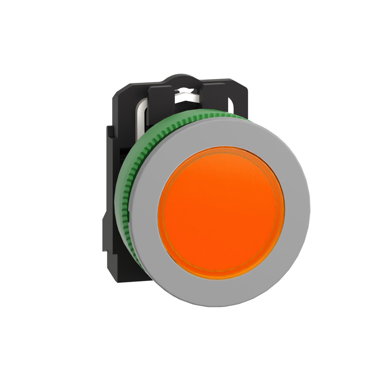 Leuchtmelder komplett 1f LED UC rnd fl Ø30,5mm or IP66