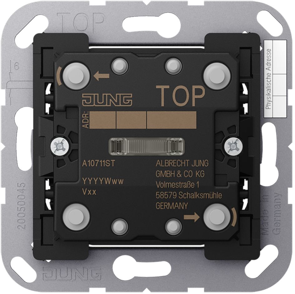 Tastsensor KNX AS/A UP 2f 4pkt Mit Busankopplung