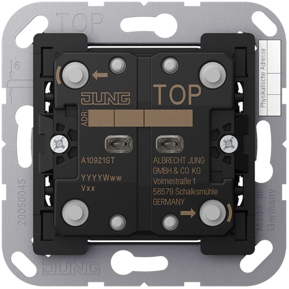 Tastsensor KNX AS/A UP 2f 4pkt Mit Busankopplung