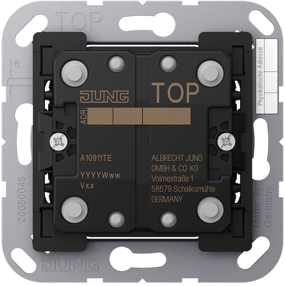 Tastsensor KNX AS/A UP 2f 4pkt Mit Busankopplung