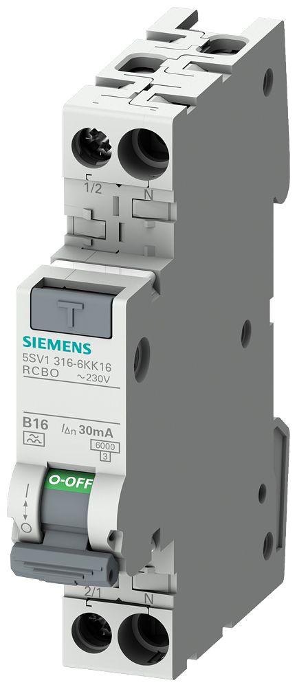 FI/LS-Schutzschalter C16 1p+N 0,03A A-G 6kA 1TE 250V