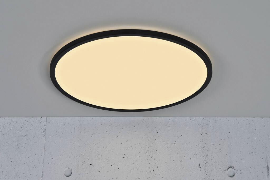 LED-Kunststoffleuchte Oja 60 38W 2700K 3200lm sw Konv IP20 Ø600x32mm