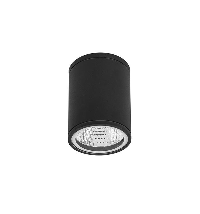 LED-Deckenanbauleuchte Orion 5,6W 3000K 527lm sw Konv IP54 Ø90x126mm
