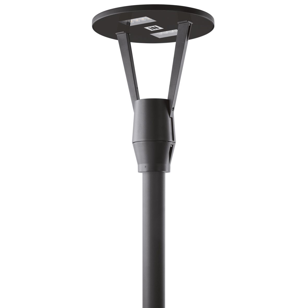 LED-Aufsatzleuchte 25W HEDO+FT 60-76mm 4000K 3024lm anth elektr.Trafo Alu Gl_tr