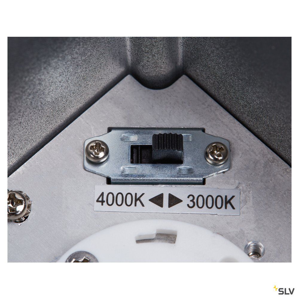 LED-Anbauleuchte 9W 3000-4000K 610lm anth IP65 86x86x125mm