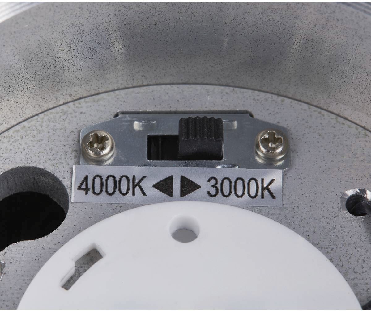 LED-Anbauleuchte 9W 3000-4000K 610lm anth Konv IP65 Ø84x125mm