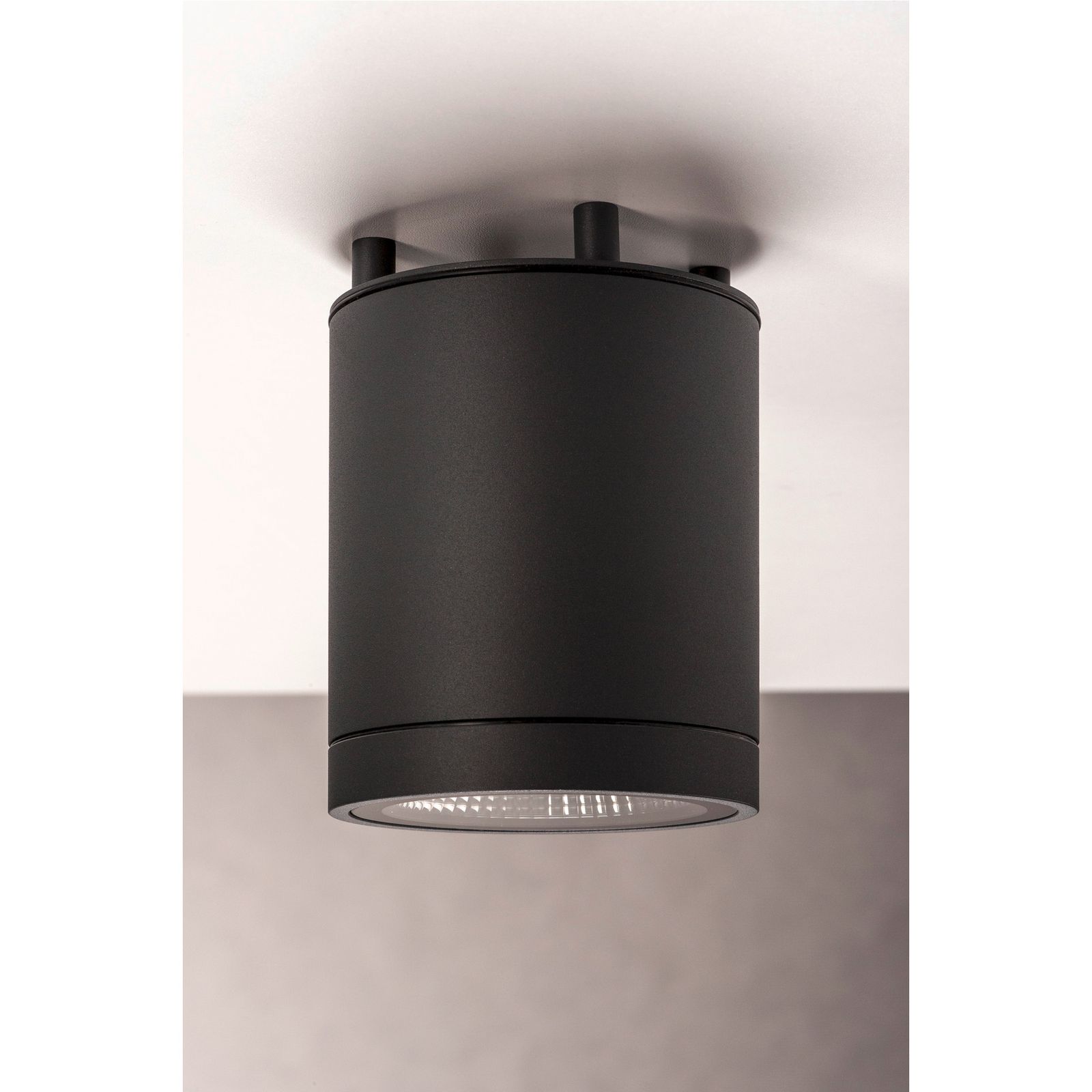 LED-Anbauleuchte 11W 3000-4000K 960lm anth IP65 Ø100x125mm