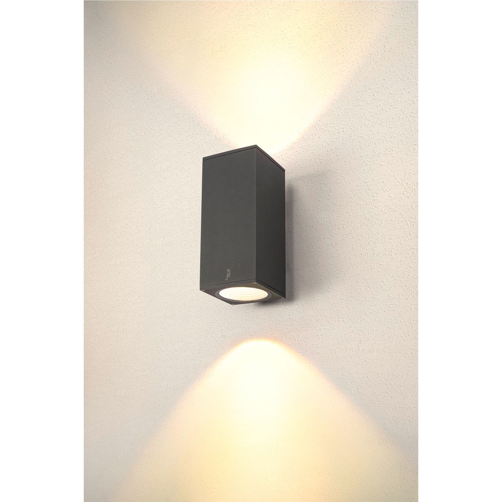 LED-Up/Down Leuchte 55W 3000-4000K anth 6000lm IP65 185x140x332mm