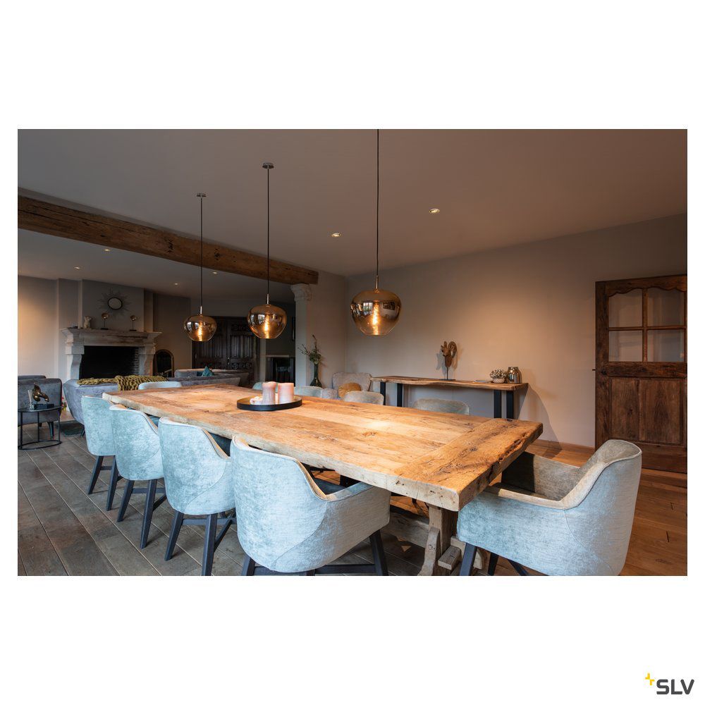 Pendelleuchte 40W HV chr E27 sym IP20 Ø290mm