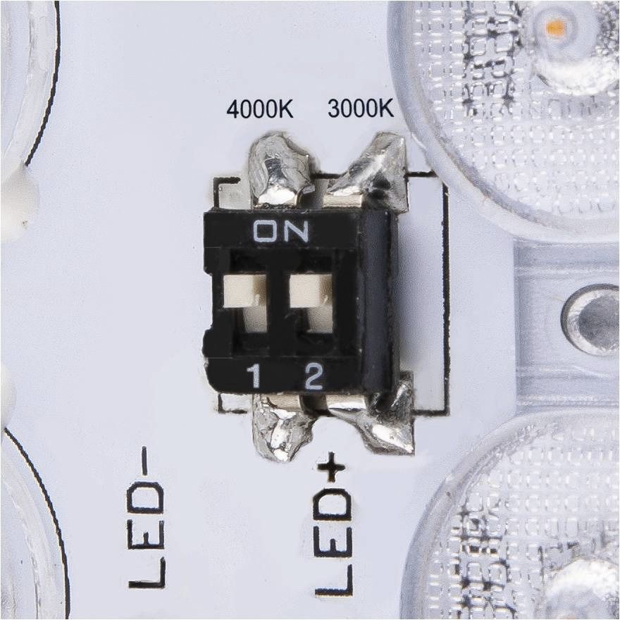 LED-Sensorleuchte 18W 3000-4000K 1300lm anth Konv IP65 BWM 300x300x65mm