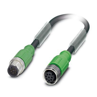 Sensor-Aktorkabel 8p 5m M12 Female ger M12 PUR Polyurethan (PUR) hfr