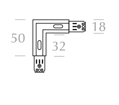 Kupplung/Verbinder L chr 2p 50mm