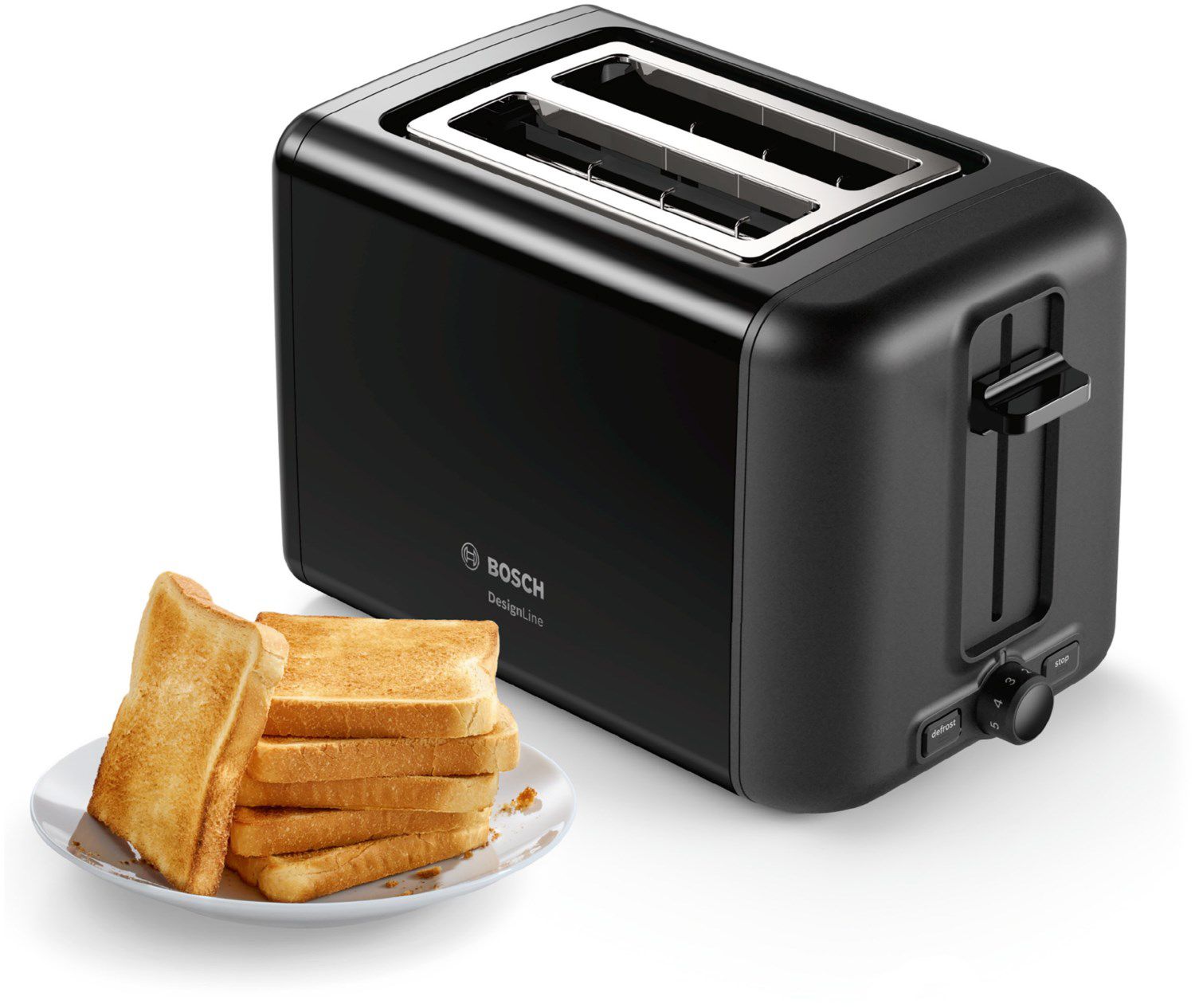 2-Schlitz-Toaster sw 970W