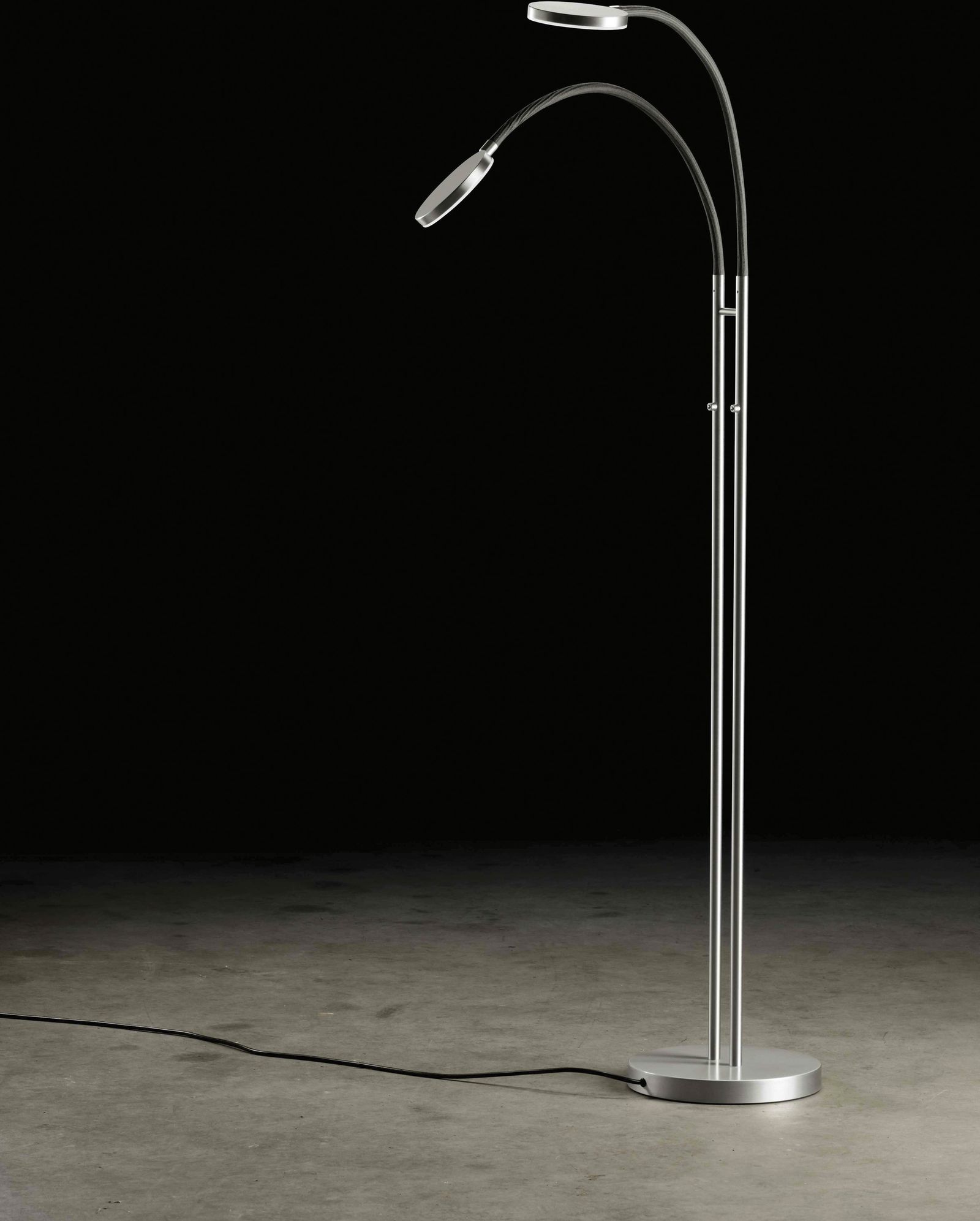 LED-Stehleuchte 38W FLEX TWIN 2700K al 4400lm 2LEDs elektr.Trafo direkt