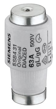 D-Sicherungseinsatz DIII 63A MT 500V Cu gG D-Einsatz