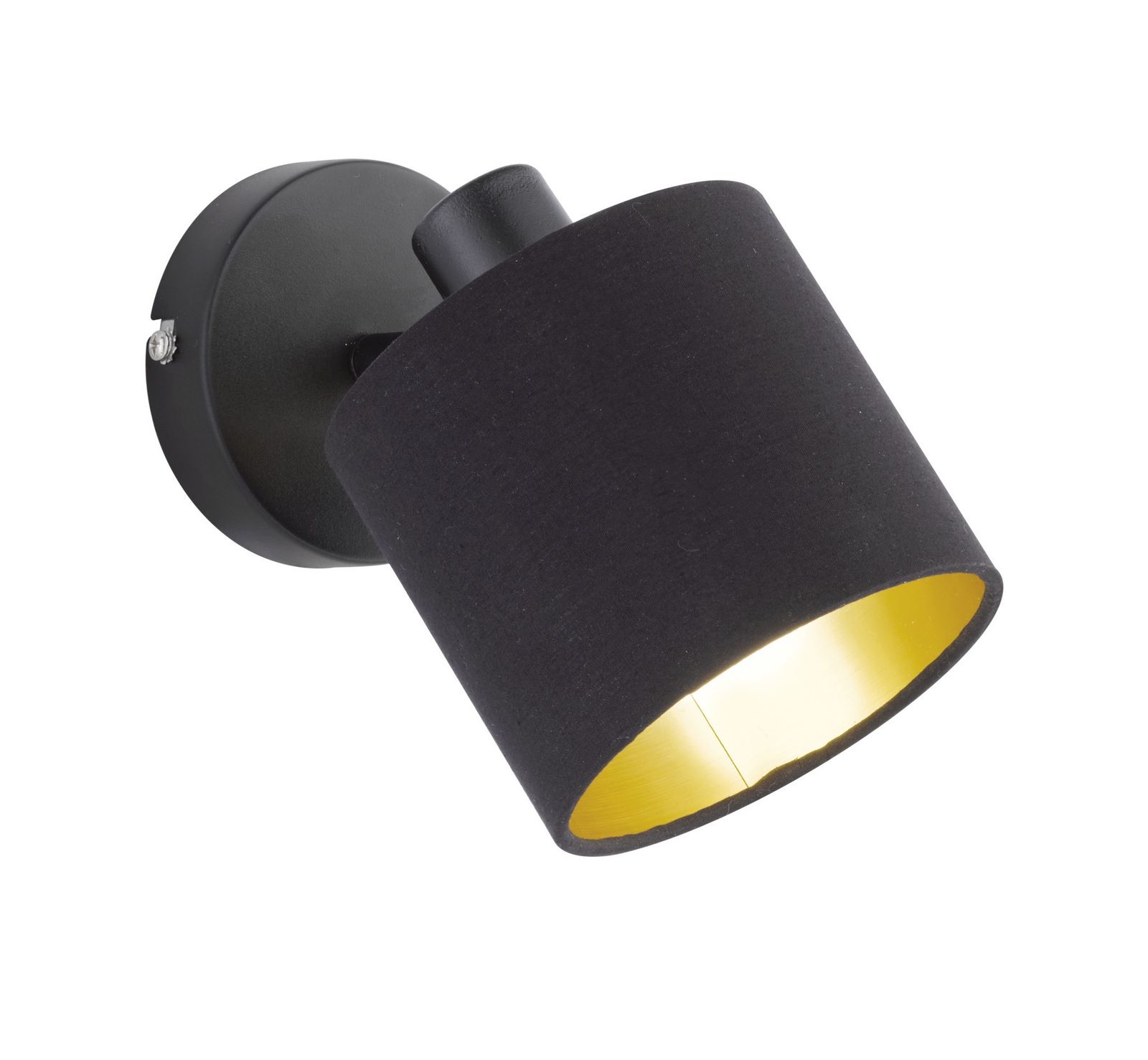 LED-Anbauleuchte TOMMY 28W sw IP20 E14 120x176x190mm