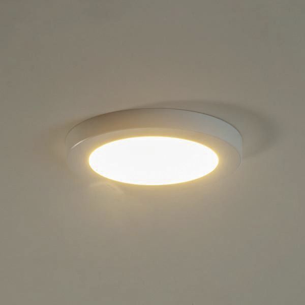LED-Einbauleuchte MOON 12W 3000-6000K ws 1020lm Konv Dimmung Phasenabschnitt IP20